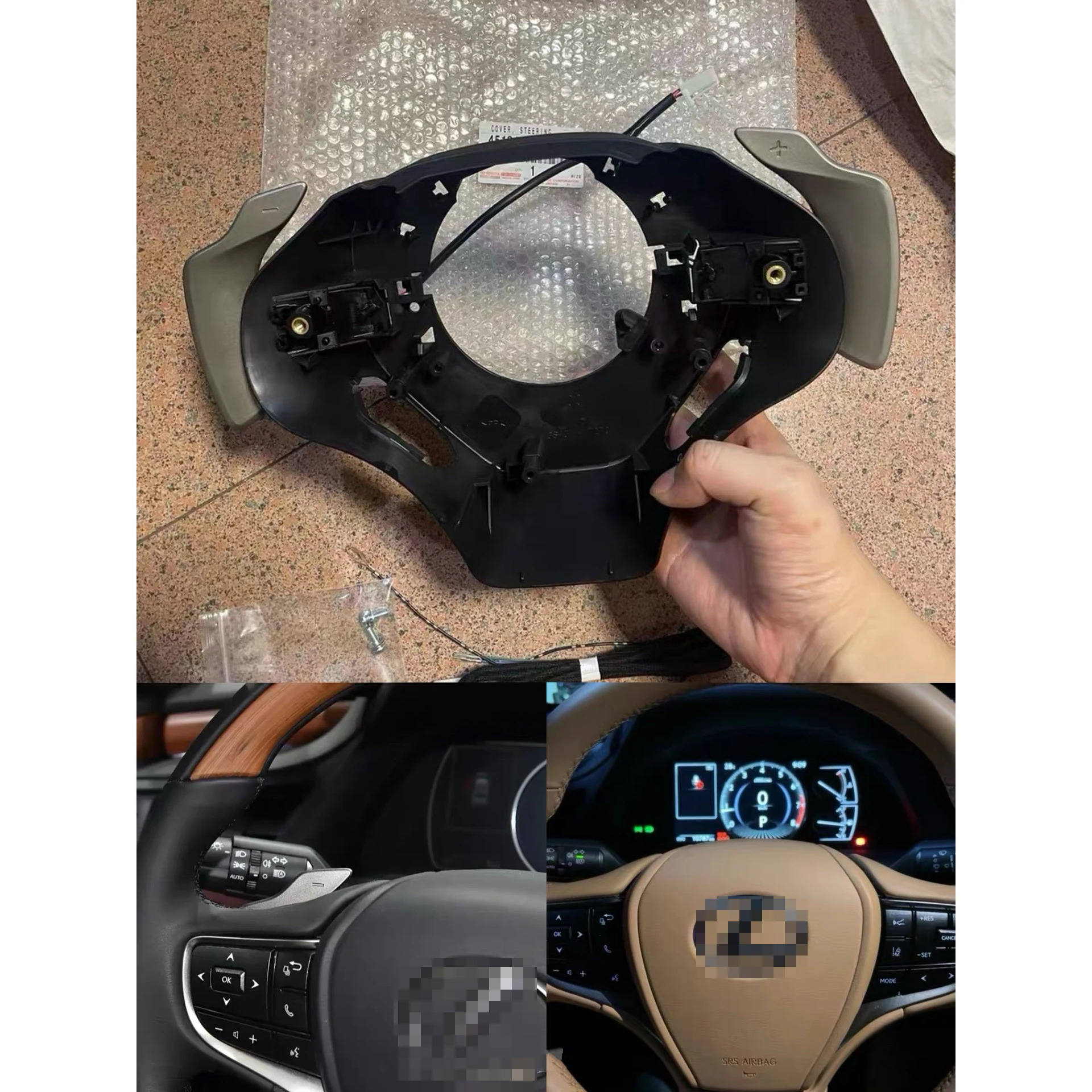 

For Lexus ES200 ES300 Shift Paddle Upgrade D-Mode Steering Wheel Paddles for 2018-2025 UX LS