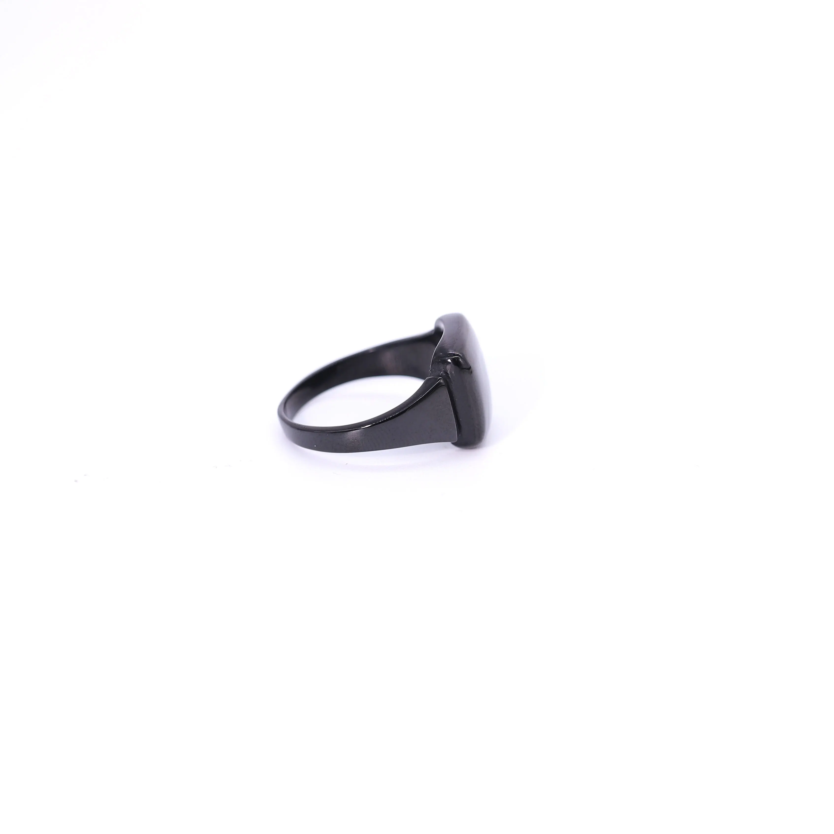 Square Simple Ring European Fashion Jewelry Black Square Women Ring Gift