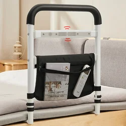 For Elderly Seniors Patients Bed Assist Rail Adjustable Heights Bed Assist Stand Bedside Fall Prevention Guard Assist Handrail