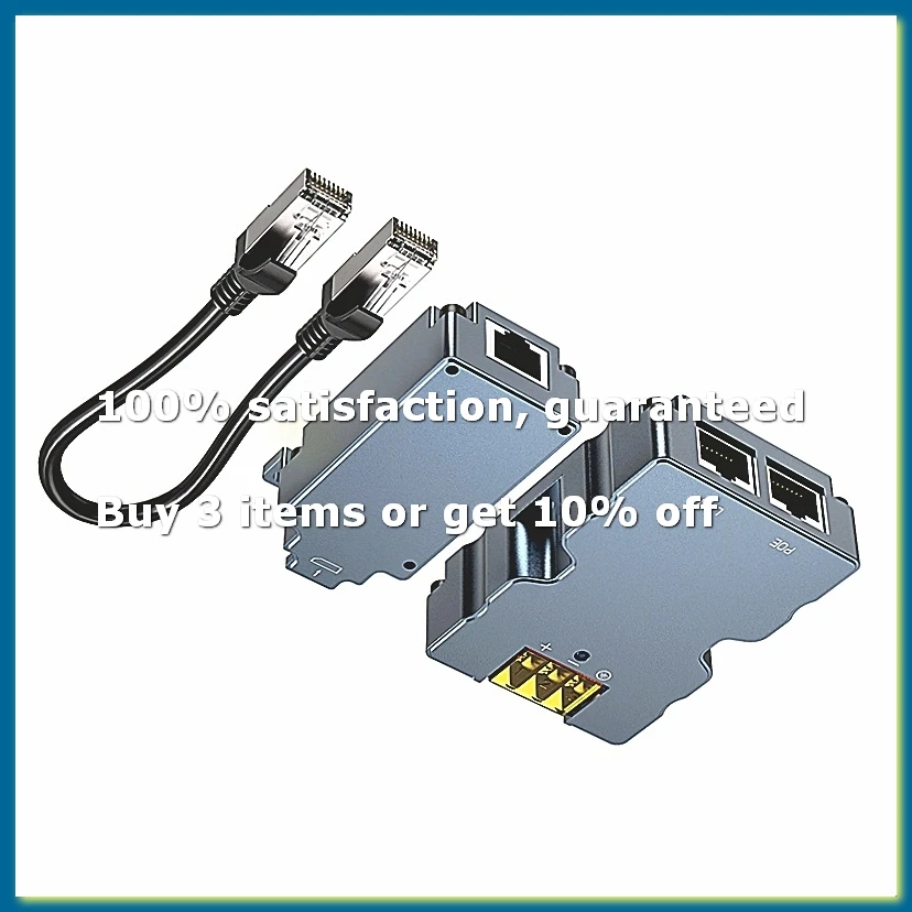 ●For High Performance 320W Gigabit PoE Injector DC48V Dish to RJ45 Adapter Combo Kit for Flat-ABFB