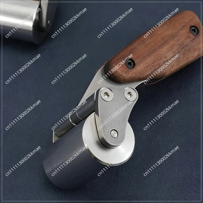 Heavy duty stainless steel roller DIY leather handmade leather roller 630g/60mm