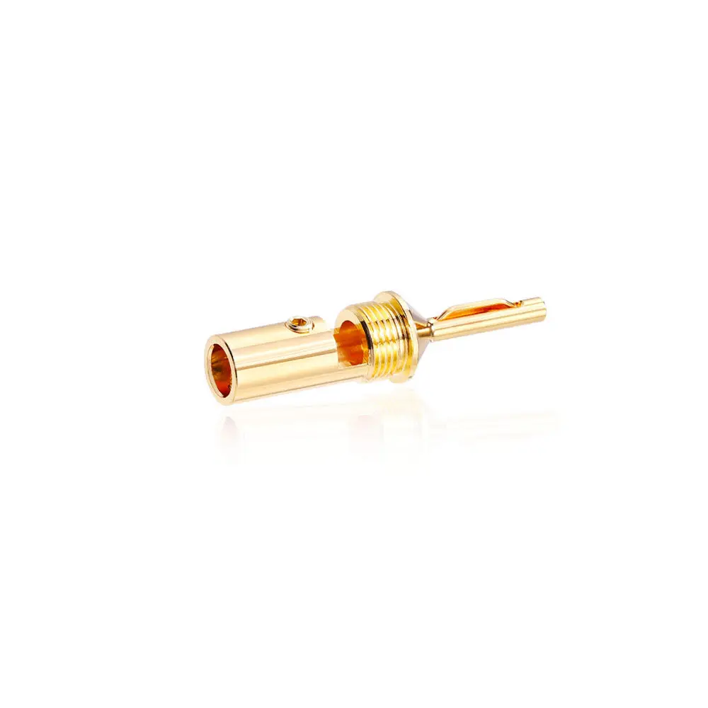China MONOSAUDIO Mus B806 Series High Purity Purple Copper Audio Speaker Banana Plug