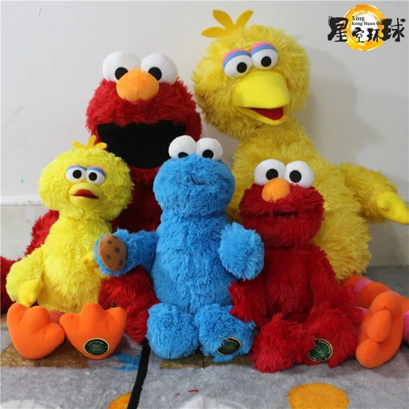 

Universal Studios Exclusive Elmo, Cookie Monster & Big Bird Plush Toys – Early Education Birthday Gifts for Kids