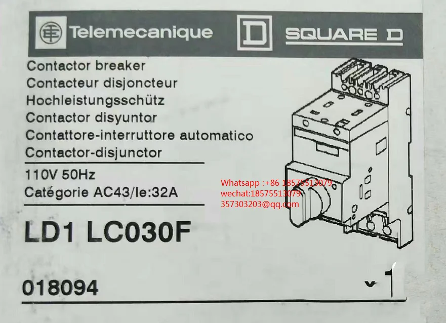 Schneider LD1 LC030 Motor starter LD1 LC030 Telemecanique