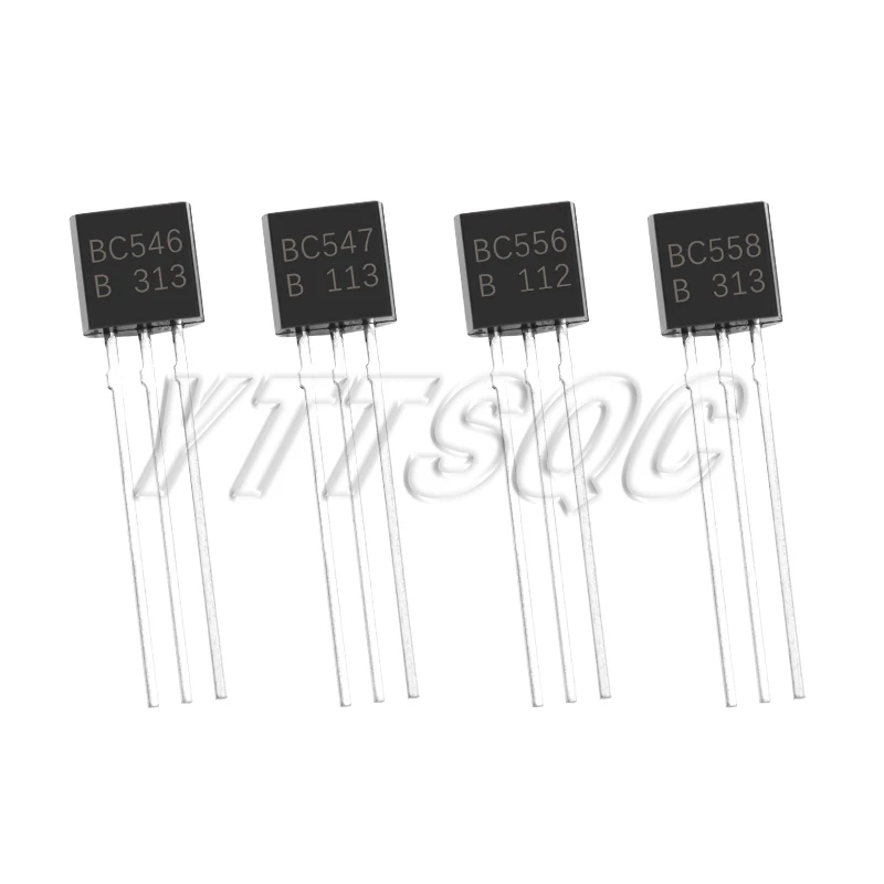 50PCS BC546B TO-92 Transistors BC547B BC556B BC558B TO92 BC546 BC547 BC556 BC558