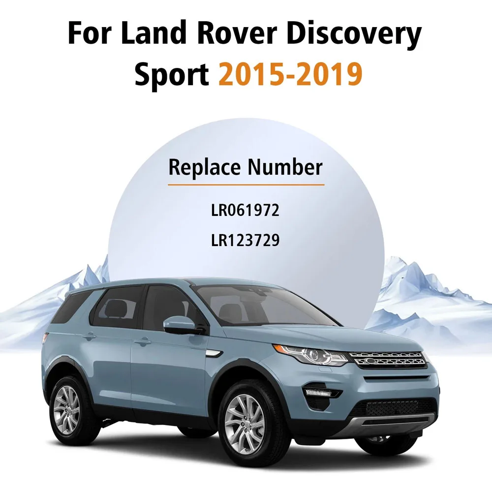 1Set New Quality Car Front Right Wheel Opening Fender Trim Molding LR123729 LR061972 For Land Rover Discovery Sport 2015-2019 2.0L Molding Fender Wheel Arch Trim Car Accessories