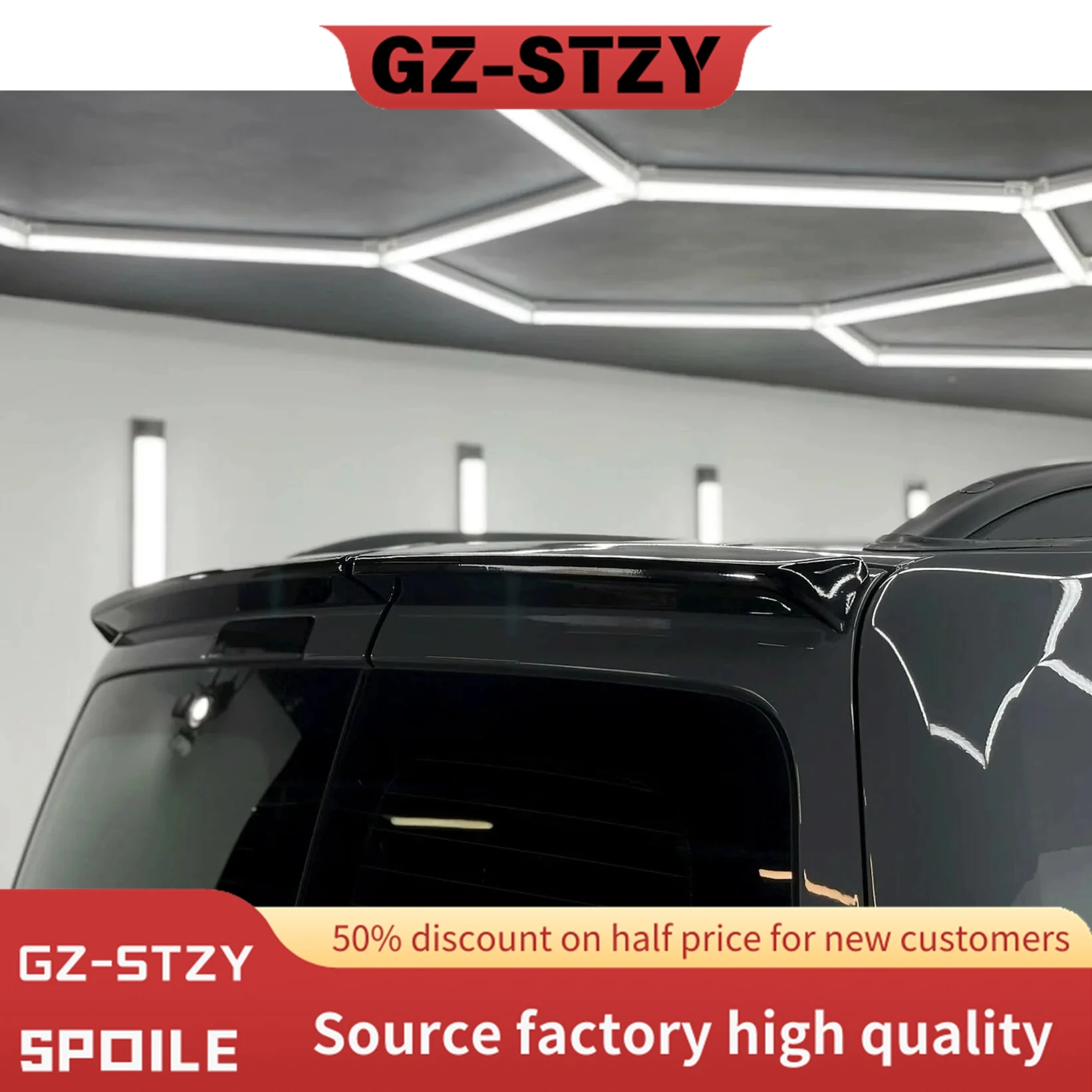 

For Volkswagen VW Caddy Double Door Roof spoiler 2005 to 2018 Style Car Rear Roof Wing High Quality ABS Roof Spoiler