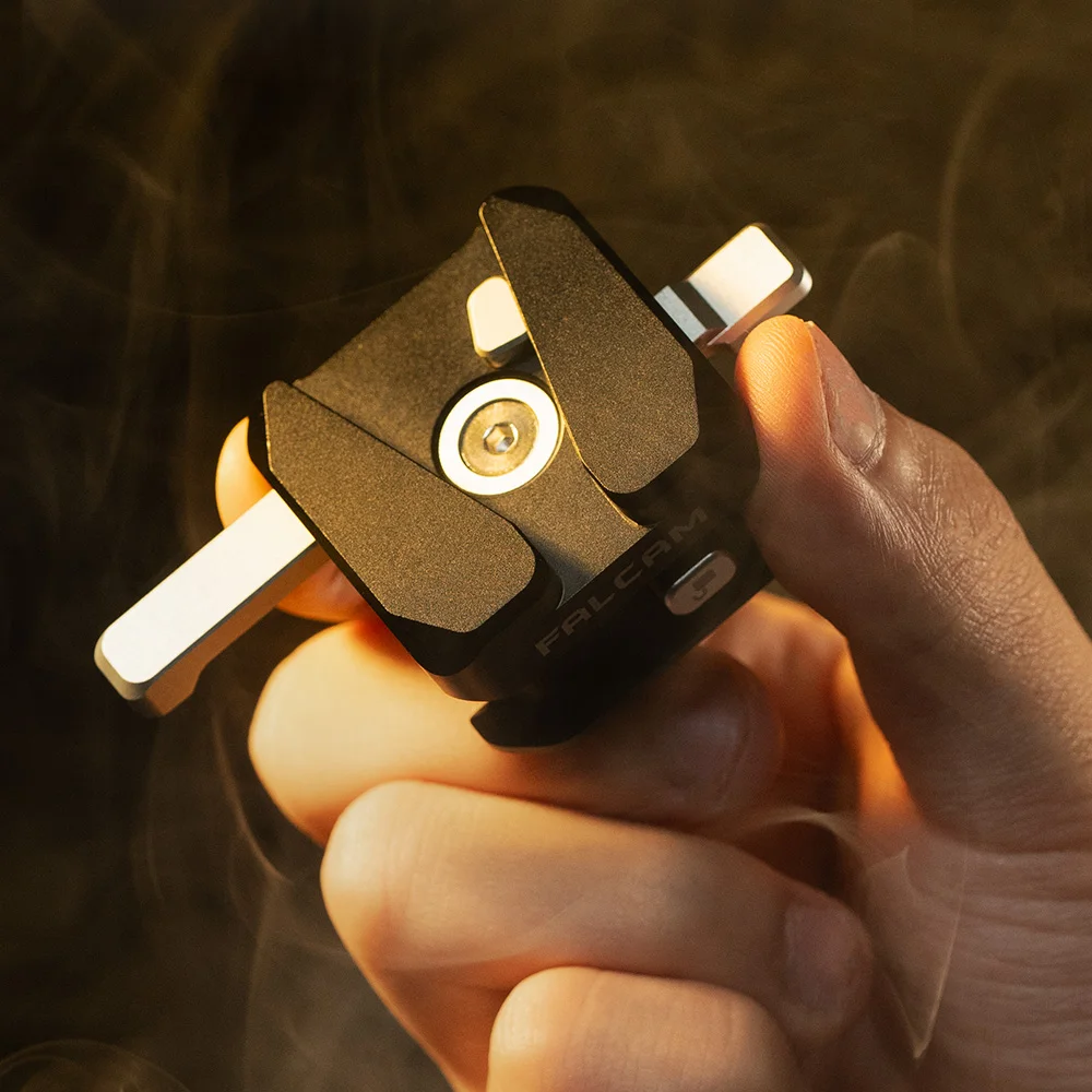 Placa giratória de liberação rápida FALCAM F22 para bateria de montagem em V compatível com gaiola de câmera F22 Acessórios de fotografia compactos