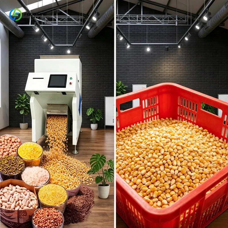 Color Sorter Machine Sorting Coffee Rice Bean Kidney Bean Industrial Purification Machinery