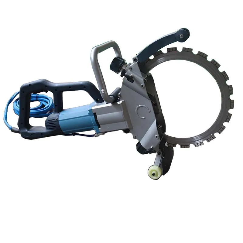 220V Portable Handheld Brushless Concrete Cutter Wall Saw Ring Blade New Retail Concrete Cutting Machine Featuring Engine Pump