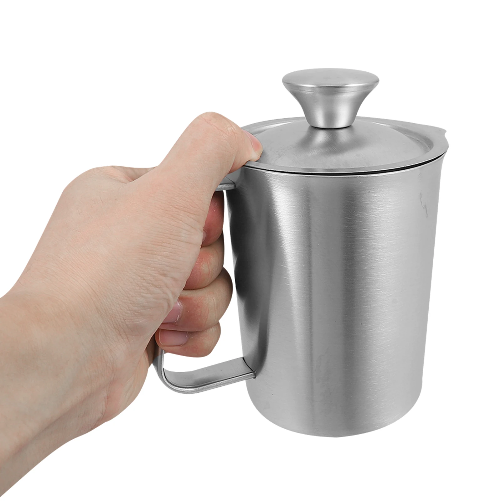 

Stainless Steel Measuring Cup Kitchen Laboratory Tool Wide Mouthed Scale Container Flour Baking Accessory Holder