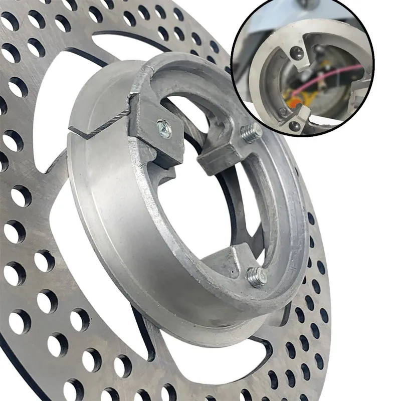 1pcs 110mm Motorcycle Rear Drum Brake Disc Brake 70mm Hole Conversion Tightening Ring Motorcycles Electric Scooter E-bike Moped