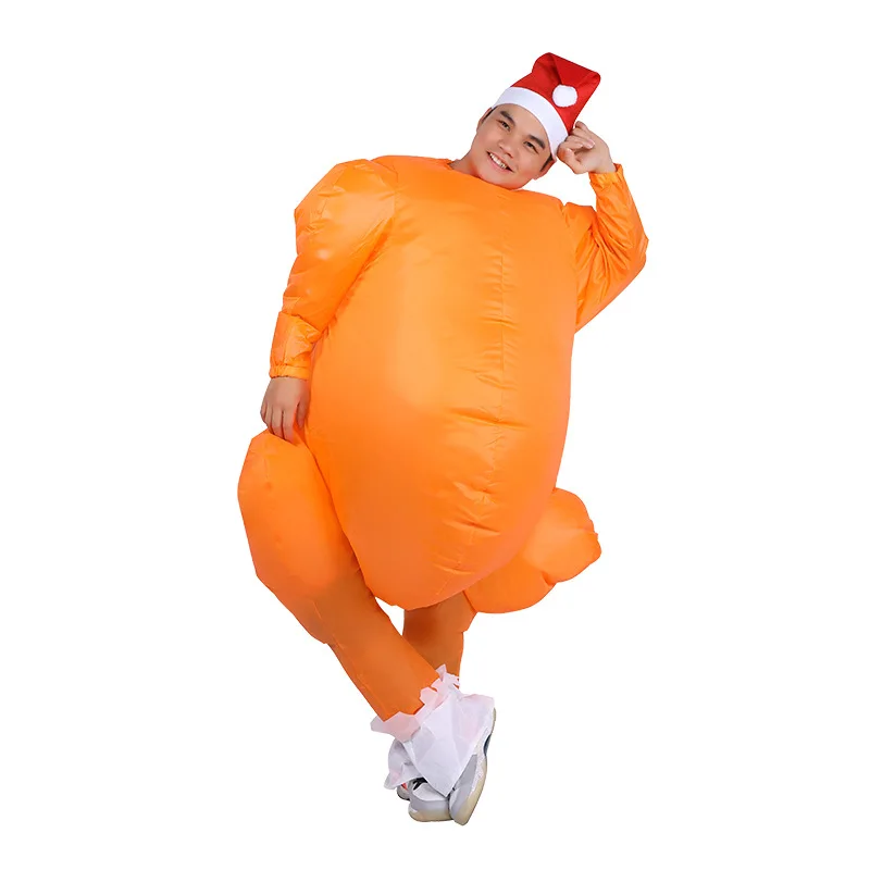 Creative turkey inflatable clothes Thanksgiving costumes stage entertainment performance cartoon walking dolls for 150 to190cm