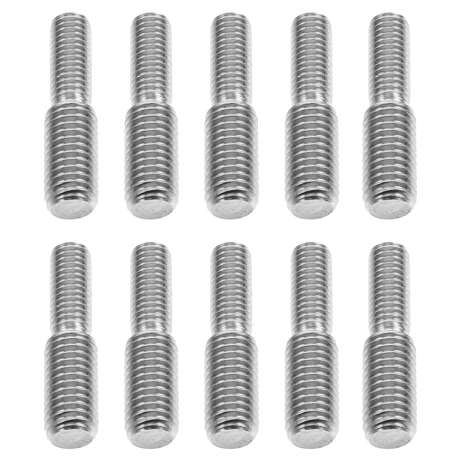 

10pcs Stainless Steel Conversion Screws M8xM10 Thread Adapter Furniture Hardware Connectors Nut Reducer Precision Secure