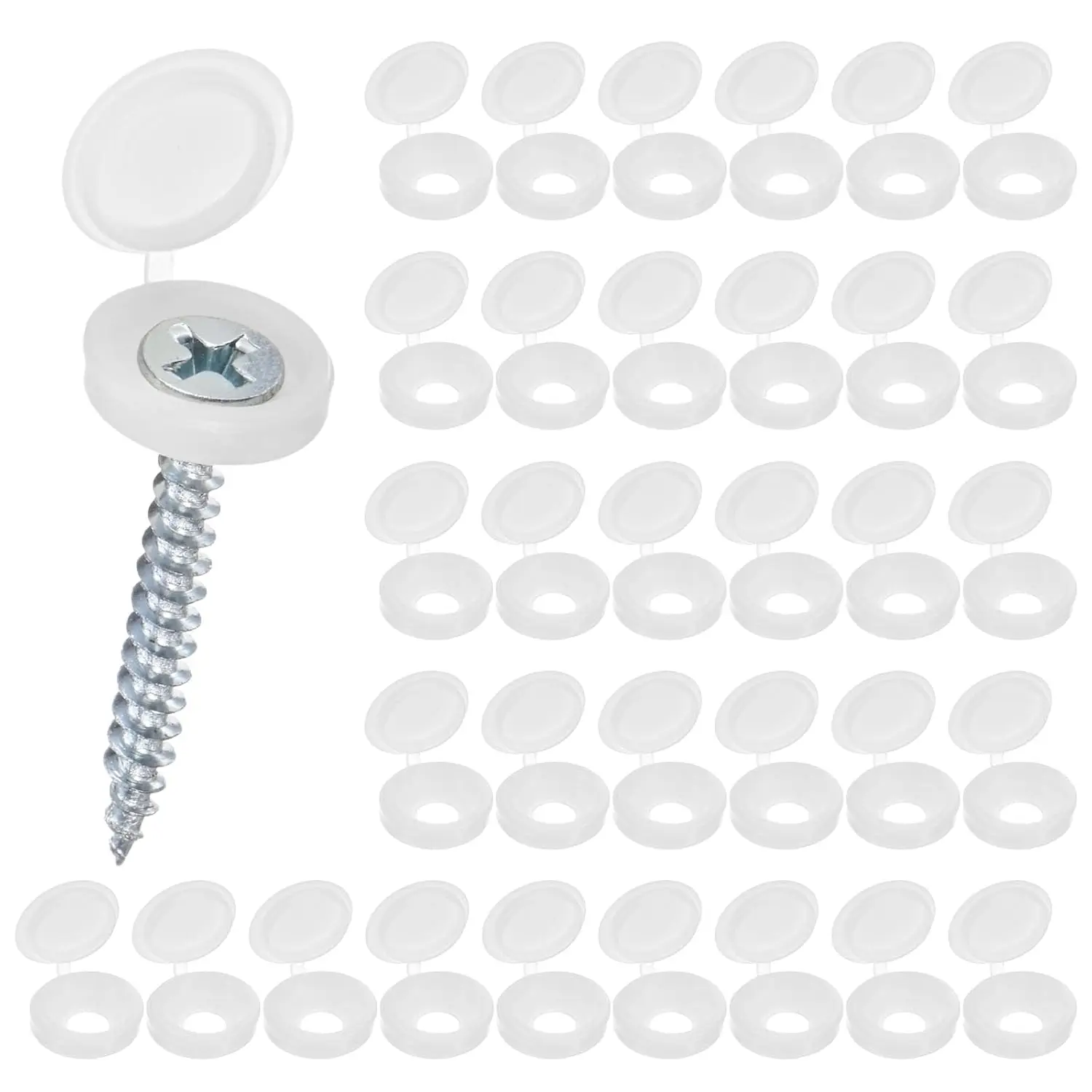 Kunststoffnägel, aufklappbare Schraubverschlüsse, schützende selbstschneidende Schrauben, dekorative Abdeckung, Möbelbeschläge, Muttern, Bolzen, Klappkappe