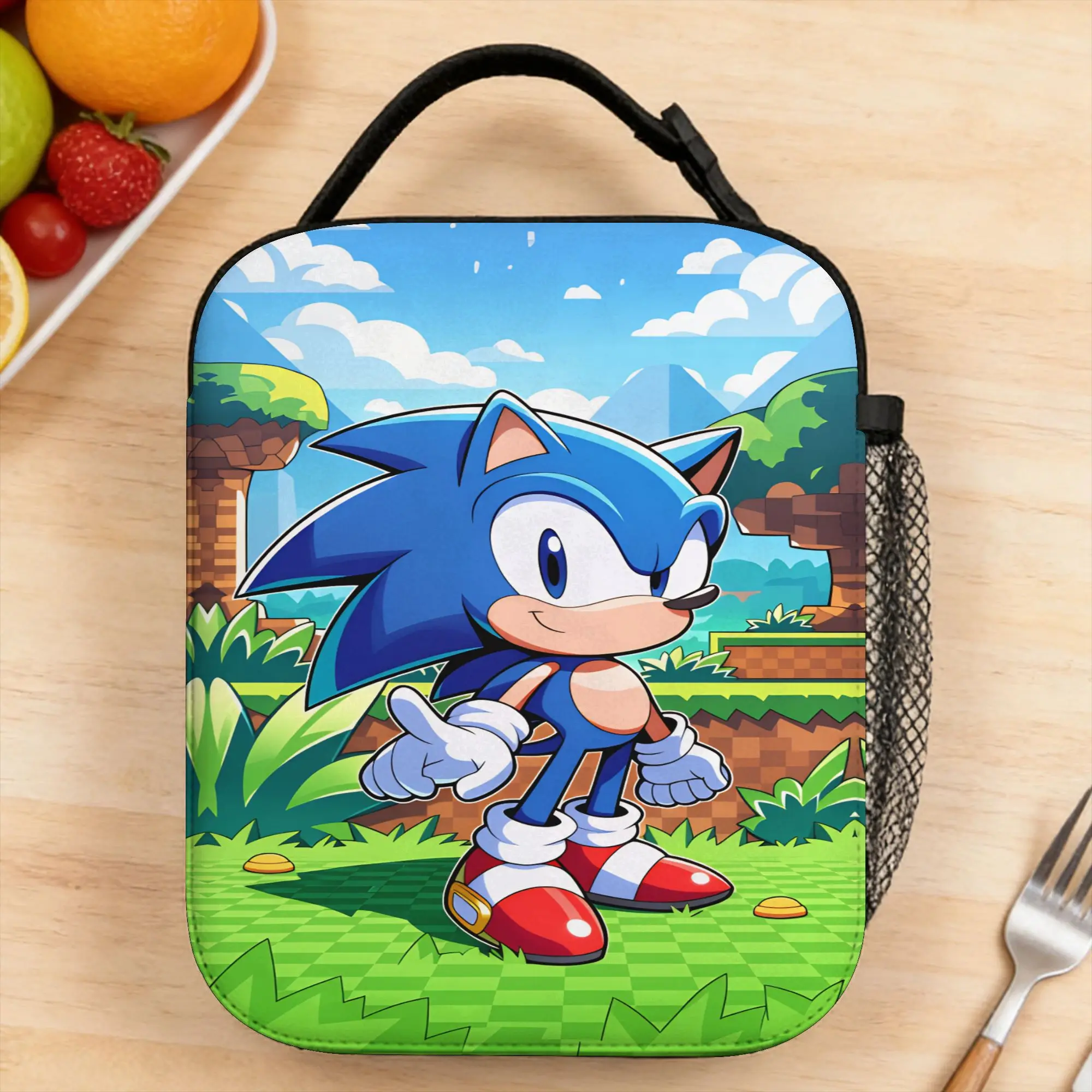 

Lunch Bag Cartoon Sso-Nnic Picnic Lunch Box For Girl Boy Cute Portable Designer Thermal Tote Handbags