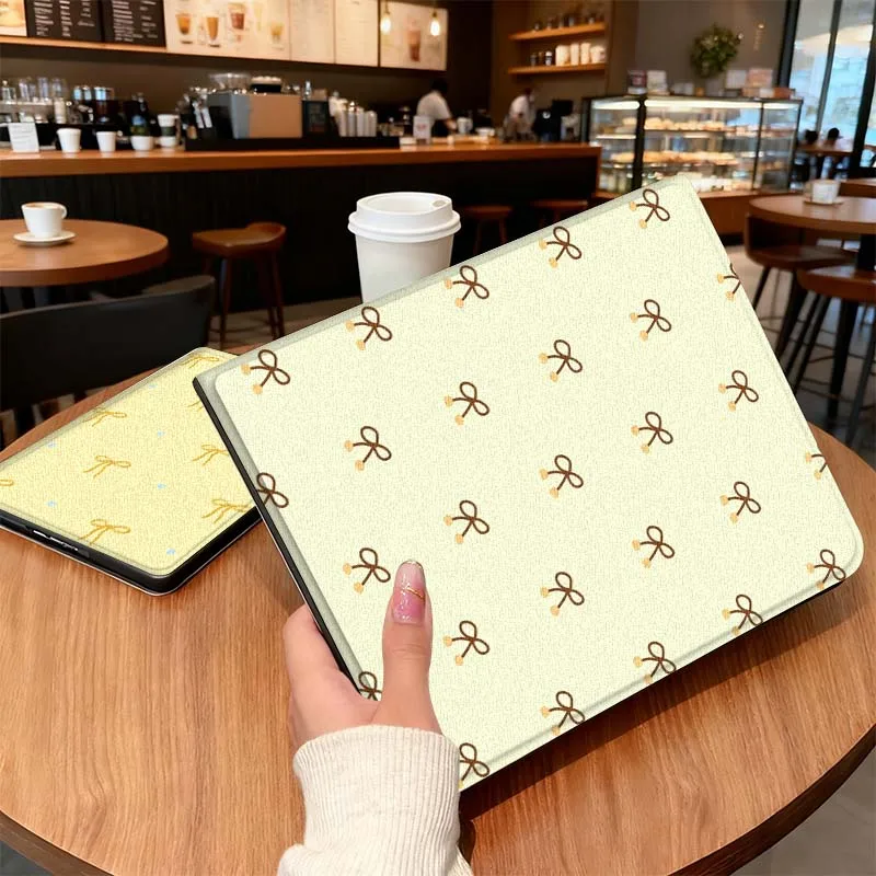 

Small Bowknot Pattern Case For Honor Magic Pad 6 7 X8 V6 V7 Pro V8 X9 8 V8 9 13 X8a 2 V9 GT X9a X9 GT2 13.3 Inch Tablet