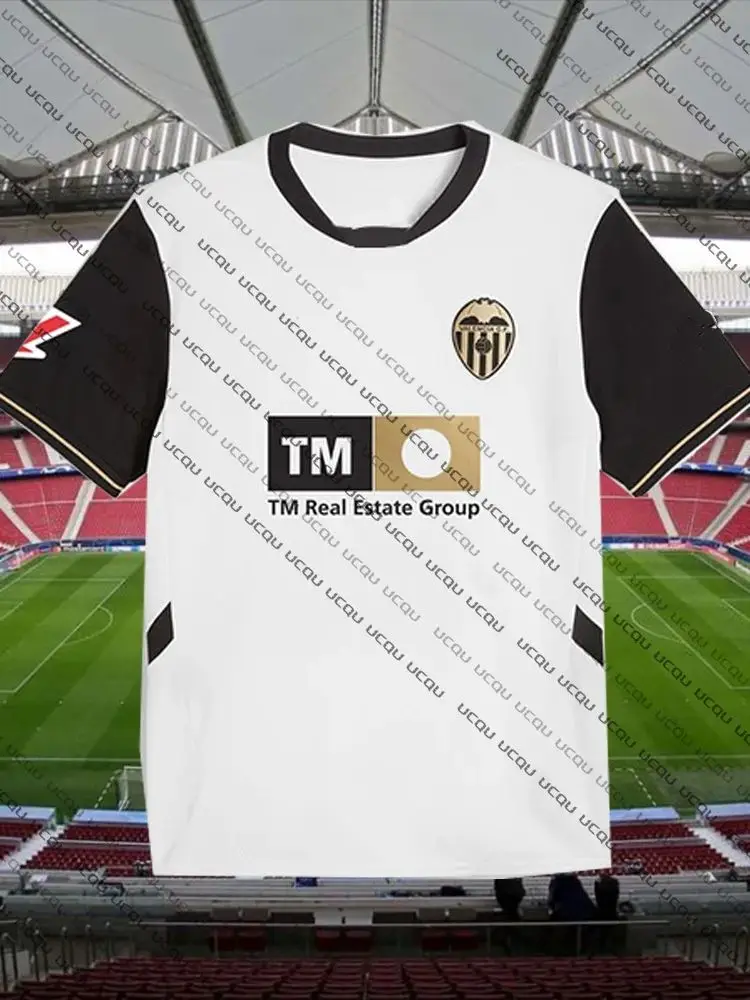 AliExpress Hot-selling 2025 Spain Football Valencia Jersey Men's Tshirt Summer 3D Breathable Training Suit Youth Soccer Sports Jersey Kits
