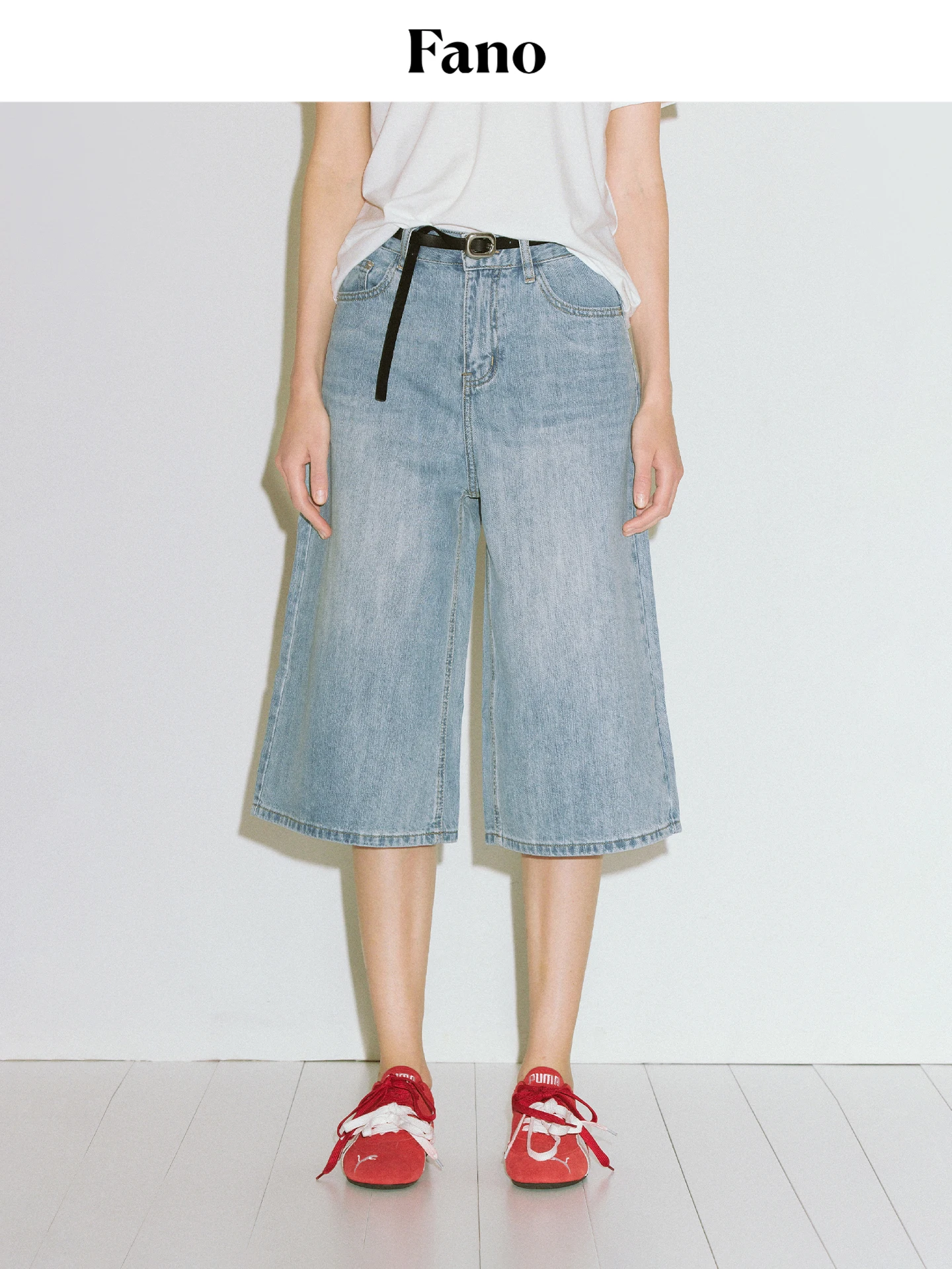 

Джинсы Fano mat Retro Waed светло-голубые женские летние тонкие прямые брюки с высокой талией, повседневные широкие брюки