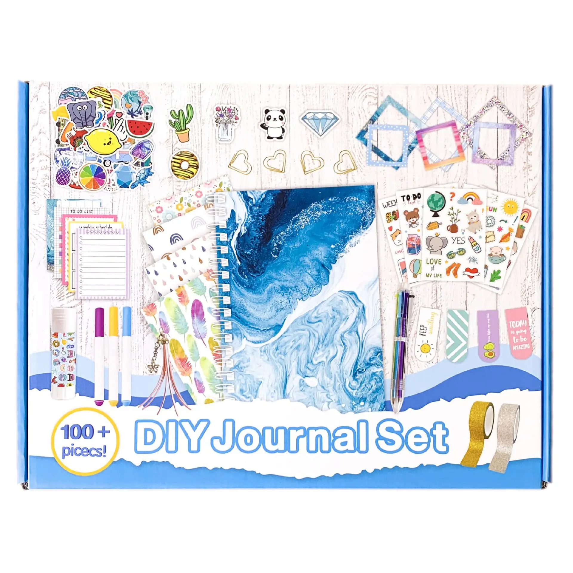 مجموعة ملصقات سجل القصاصات DIY مجموعة كاملة من ميزانية قرطاسية الأطفال، مجموعة كتيبات ومذكرات هدية
