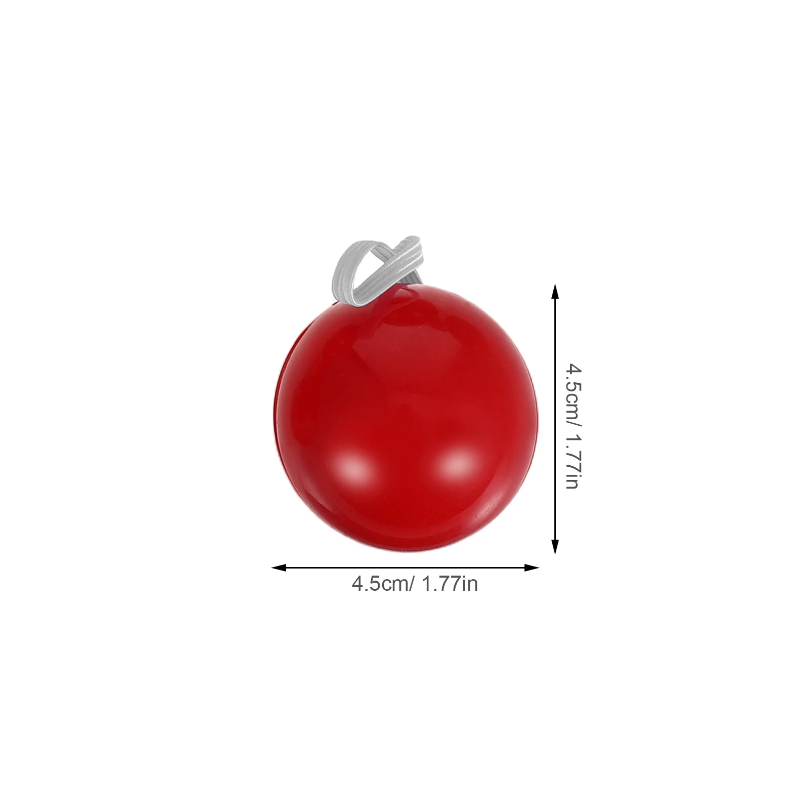 14 Stück leuchtende rote Clown-Nase aus Kunststoff, leuchtende Requisite für Halloween, Zirkus, Kostümzubehör, lustiges Partyzubehör