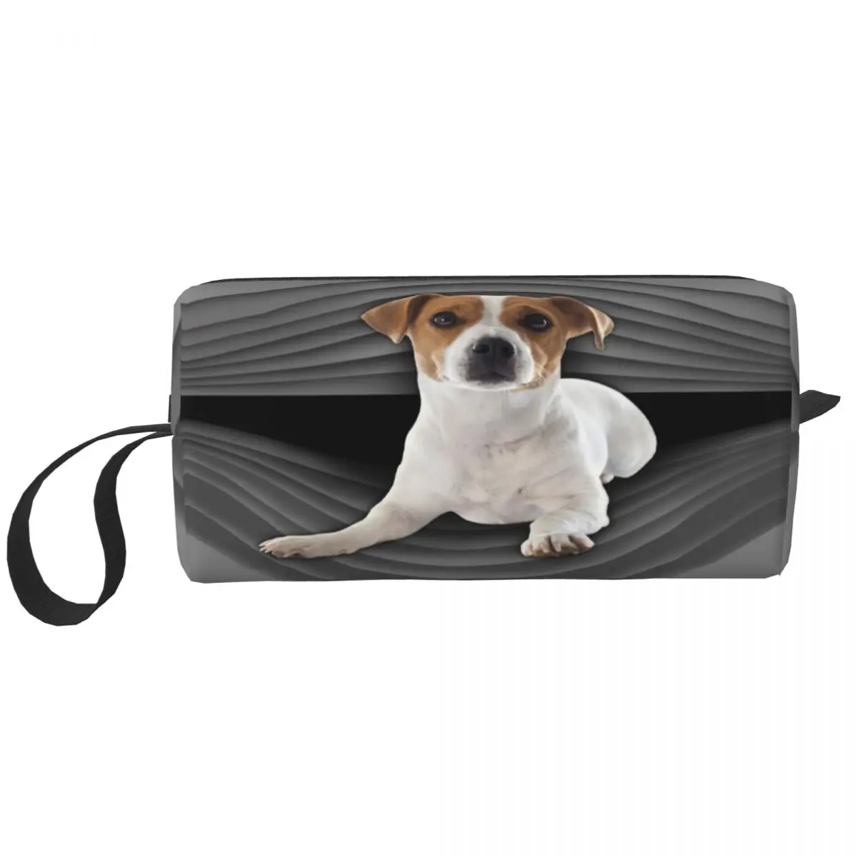 

Custom Cute Jack Russell Terrier Travel Cosmetic Bag for Women Pet Dog Makeup Toiletry Organizer Lady Beauty Storage Dopp Kit