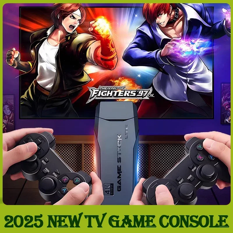 4K جديد لعبة فيديو وحدة التحكم 20000 ألعاب 2.4G وحدة تحكم لاسلكية المحمولة لعبة التلفزيون عصا الرجعية يده لعبة لاعب لعيد الميلاد هدية