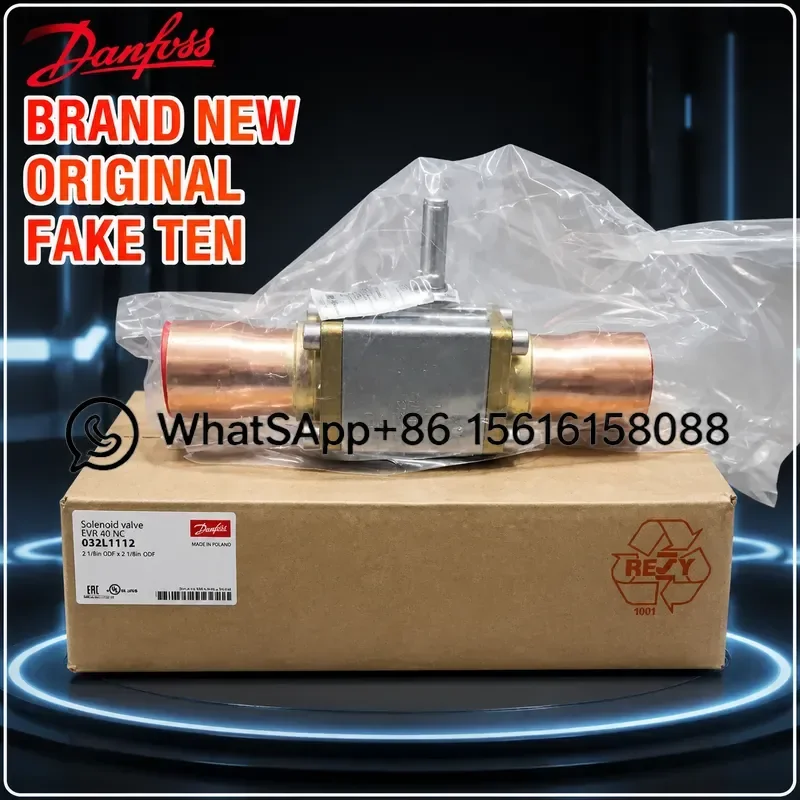 Danfoss Solenoid Valve EVR32 EVR40 032L1112 032L1104 032L1106 EVR40 032L1109  EVR25 032L2201 Coil 018F6701 EVR40 302L1111