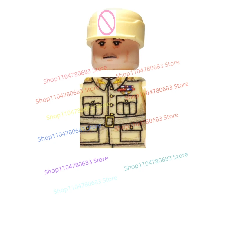 

MOC New Military Building Block Doll Mini Doll Ceremony Delegation Toy Gift Ornaments Collection