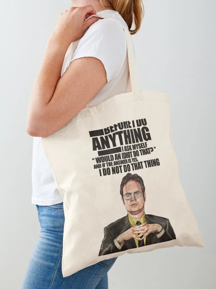 The Office - Dwight K. Schrute Tote Bag tote bag screen eco pack Canvas Tote Bag