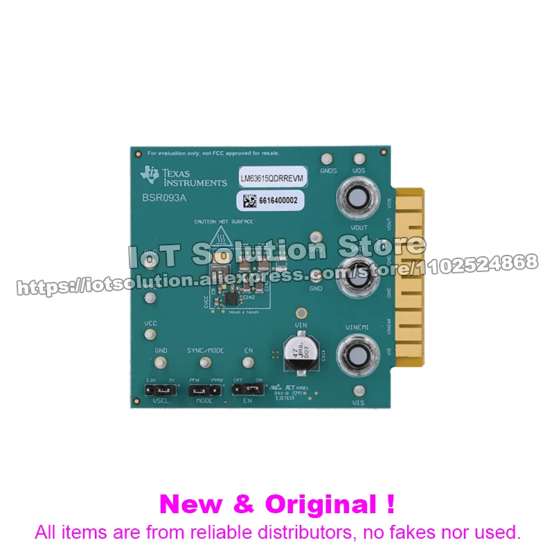 LM63615QDRREVM Evaluation module for 3.5-V to 36-V, 1.5-A step-down voltage converter with spread spectrum