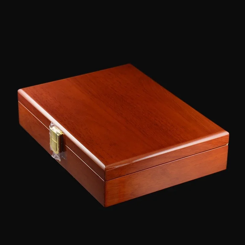 Ring Cufflinks Display Gift Box High Quality Painted Wooden Boxes Authentic 240*180*55mm Capacity Jewelry Organizer Storage Box