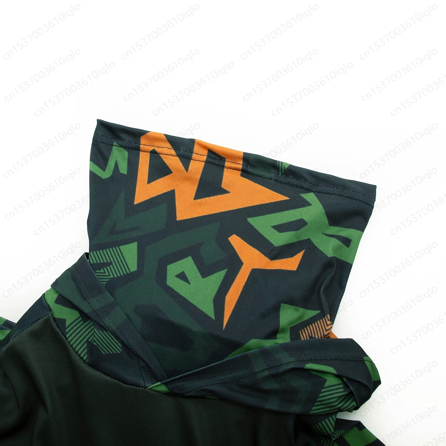 HUK UPF 50+ Langarm-Kapuzenhemd mit Gesichtsschutz, schnelltrocknende Sweatshirts, atmungsaktiver UV-Schutz, Angeltrikots für Herren – Detail 18