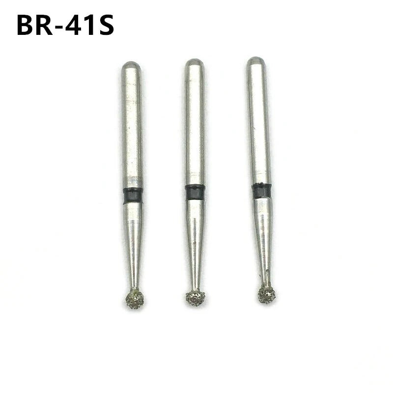 10pcs/pack Diamond Bur Dental High Speed Drills Super Coarse FG 1.6mm Teeth Polishing Tool For Lab BR-41S