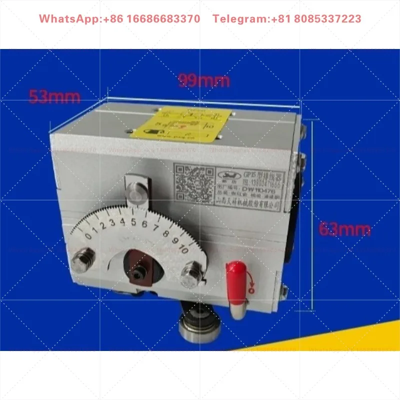 GP3-15 GP15 Rolling Ring Traverse Unit Box Linear Rolling Ring Drive Reciprocating Winding Traverse Drive Machine Accessory
