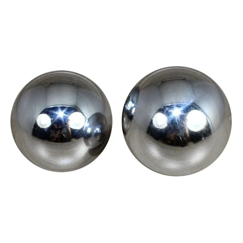 304 Stainless Steel Baoding Balls Set Hand Exercise and Stress Relief Therapy Massager Balls in 3.3cm and 3.8cm Sizes