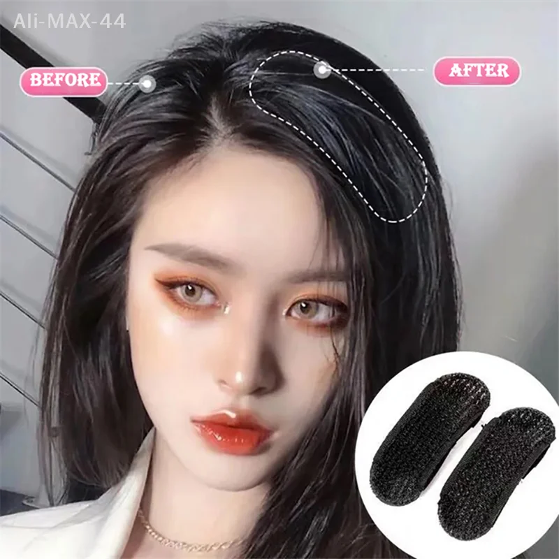 Hoyytu 2 Pieces/set Pretty Pretty Pretty Puffy Hair Bangs Hair Clip BB Clip Pad Hairdresser Headwear Fluffy hair clip