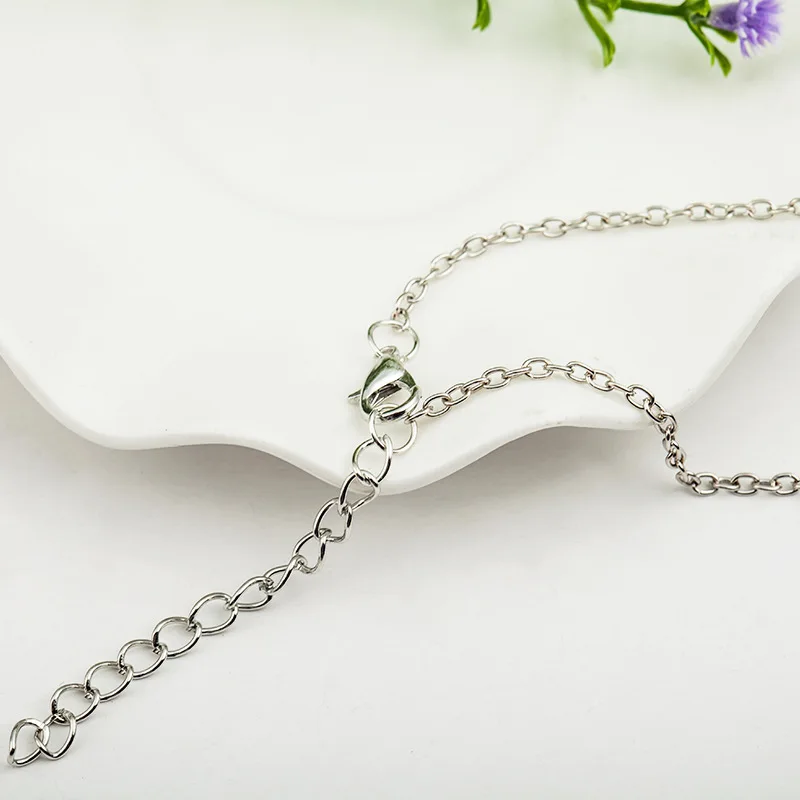 Silver Color Simple Creative Fashion  Lucky Infinite Symbol Pendant Necklace for Women  Lady Daily Wear Jewelry Gift