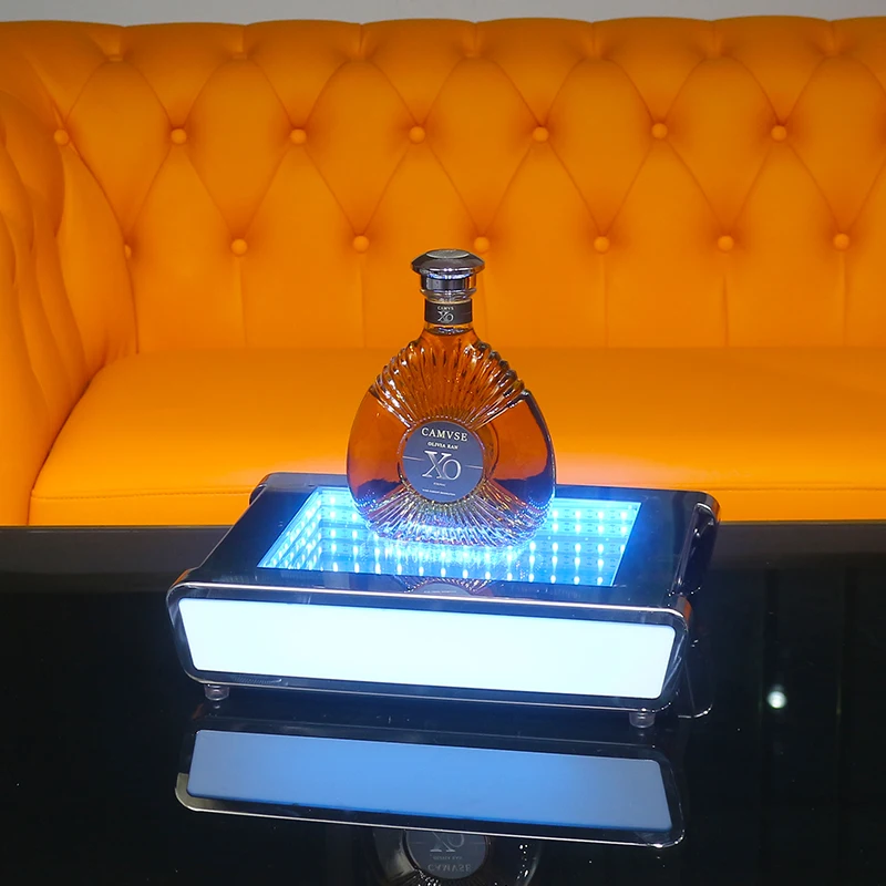 LED Wine Stand Glow-in-the-Dark Barware for Red Wine Unique Novelty Gift for KTV Pub Nightclub Party Decoration Lighting