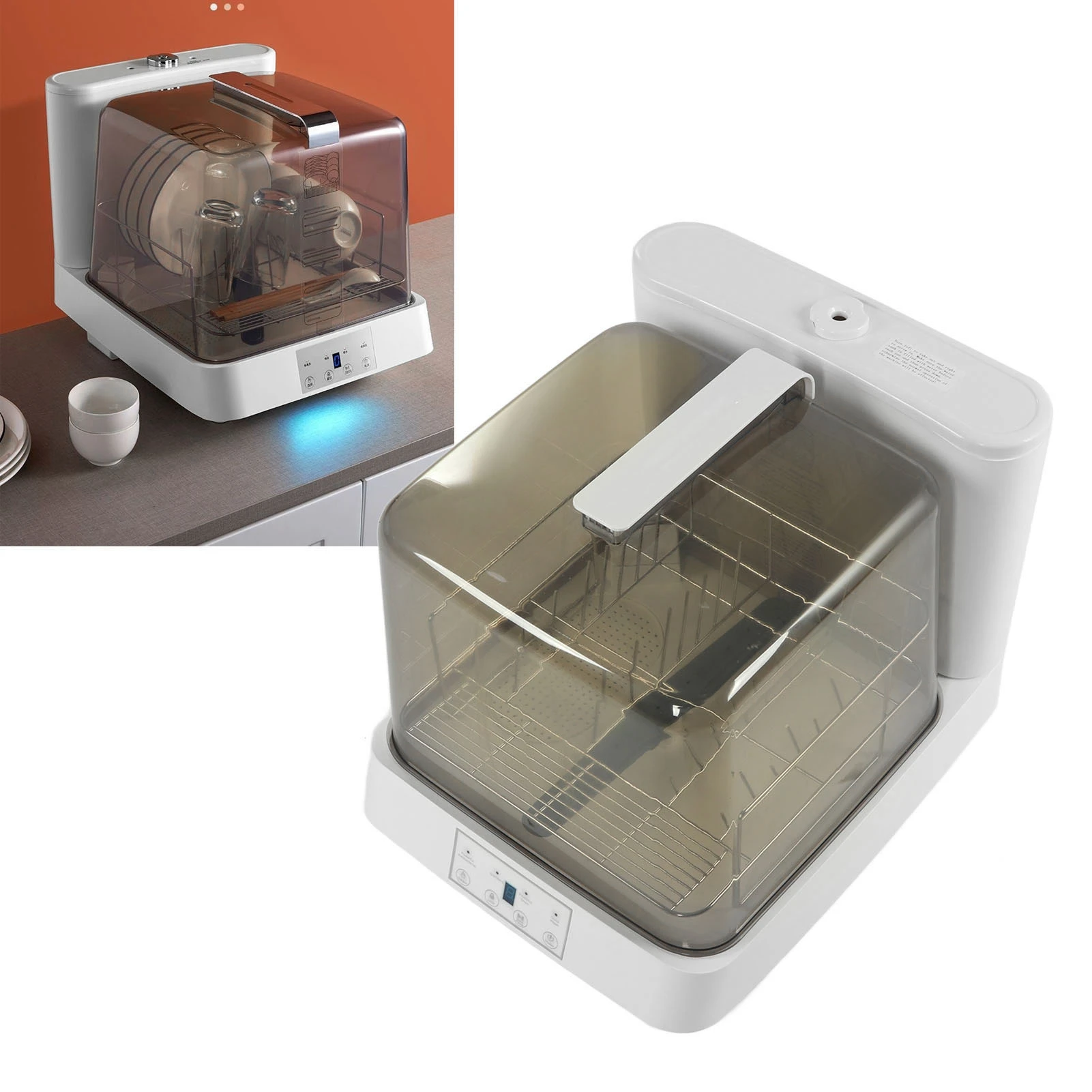 

Настольная посудомоечная машина Настольная посудомоечная машина Защита от протечек Встроенная вода Многорежимная портативная посудомоечная машина для квартиры RV