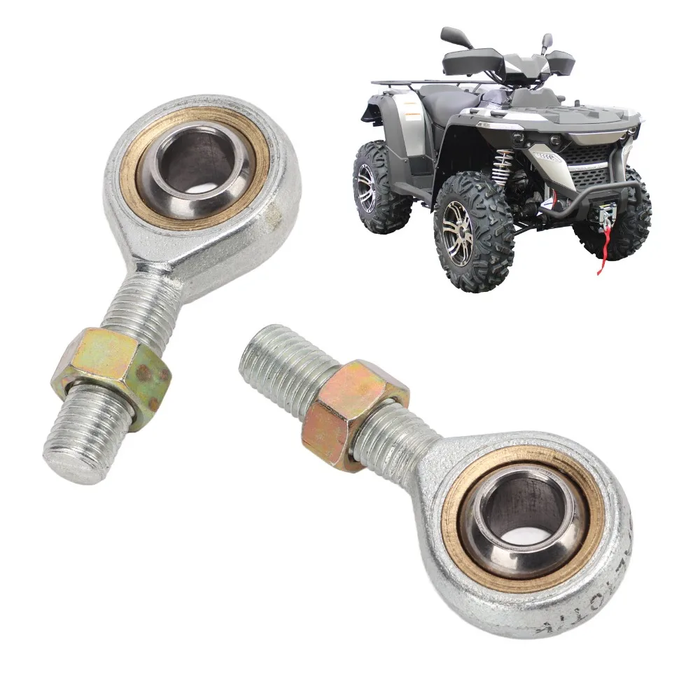 2Pcs Replacement M10 Thread Rod End Joint Bearing Left Right Hand Thread Ball Joint Heim Joint Rod End Bearing For Quad