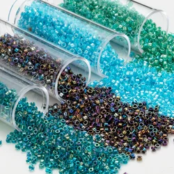 1100Pieces 2.0MM Transparent AB Color Glass Beads Boho Style Handmade Beads DIY Embroidery Sewing Bead Accessories 10grams/bag
