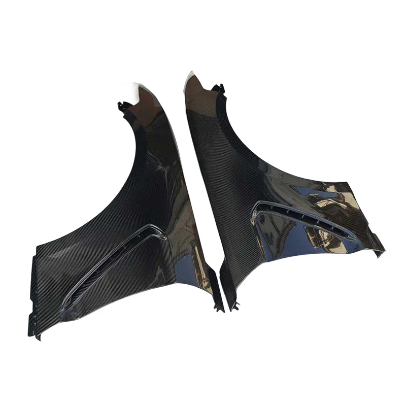 Customized OEM Style Front Carbon Fiber Fenders For  Mustang GT 2018 2019 2020-2023 Carbon Fibre Fender And Hood Upgrade