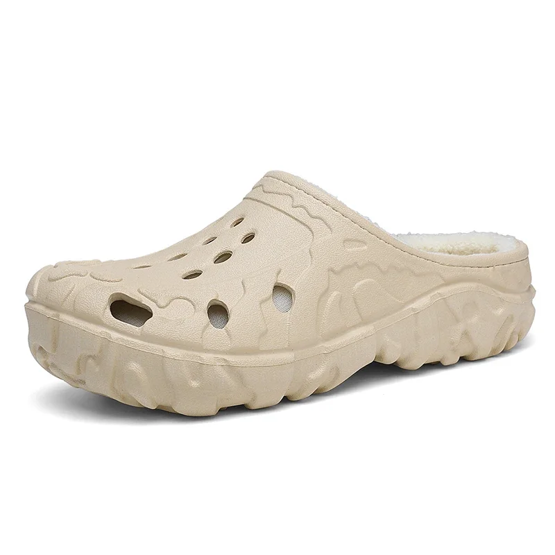 Home Indoor Slippers Outside Men And Women Couples Lightweight Winter Household Warm Fluffy Slippers Plush Cotton Shoes Ladies