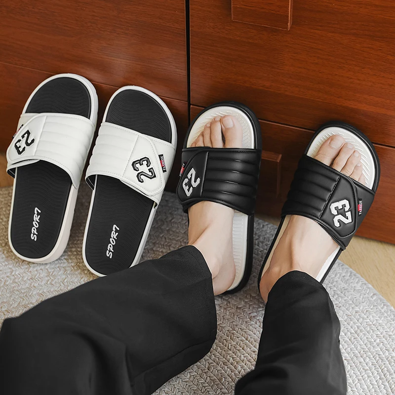 

Summer Men Shoes Slippers Ladies Casual Beach Outdoor Sandals EVA Non-Slip Slides Fashion Flats Flip Flops Luxury Household