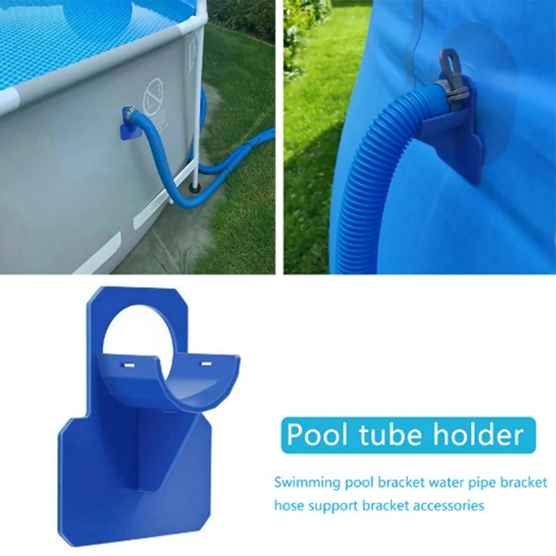 10Pcs Swimming Pool Hose Holder Rack Ground Installation With Cable Attachment For Pool Equipment