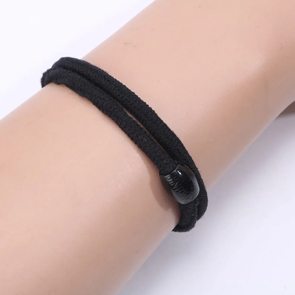 

8Pcs Elastic Hair Bands for Girls Women Fashion Hair Ties Holders Secure Comfortable All Day Wear Perfect Gift Idea Black