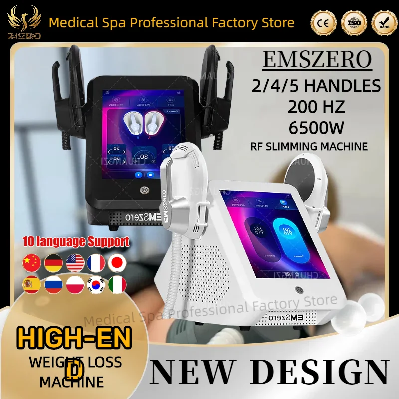 

2024 15 Tesla EMSZERO RF EMS Body Stimulator Muscle Machine NEO Slimming EMSzero Salon Machine