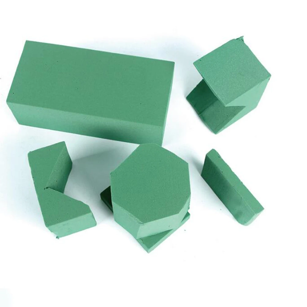 

Floral Dry Foam Flower Arrangement Pearlescent Green Dried Flowers Decoration Wedding Craft Supplies Eco Friendly Brick