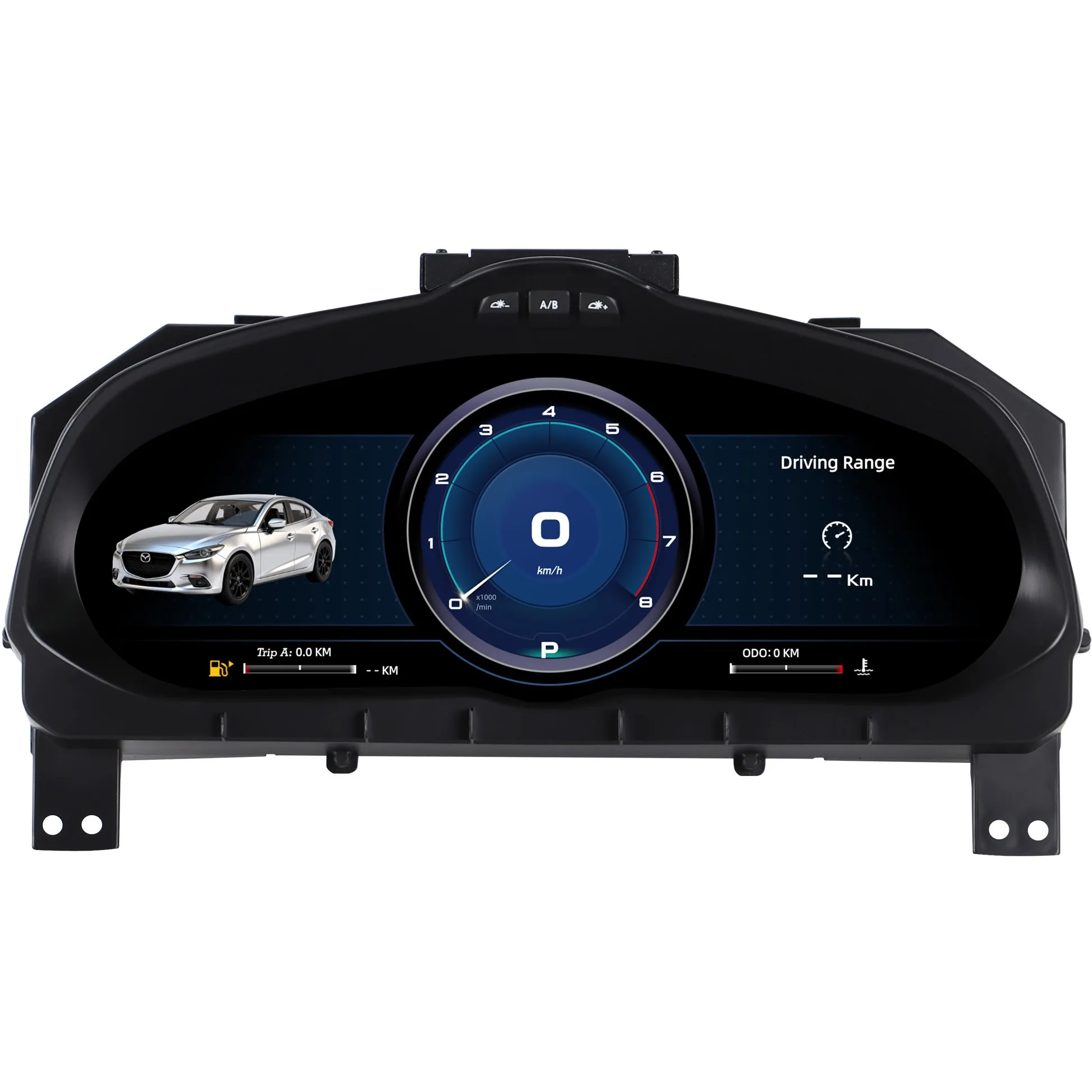 Upgrade LCD Digital Cluster Speedometer Instrument With Carplay New Auto Meter For Mzda Axela CX-4 2014-2019